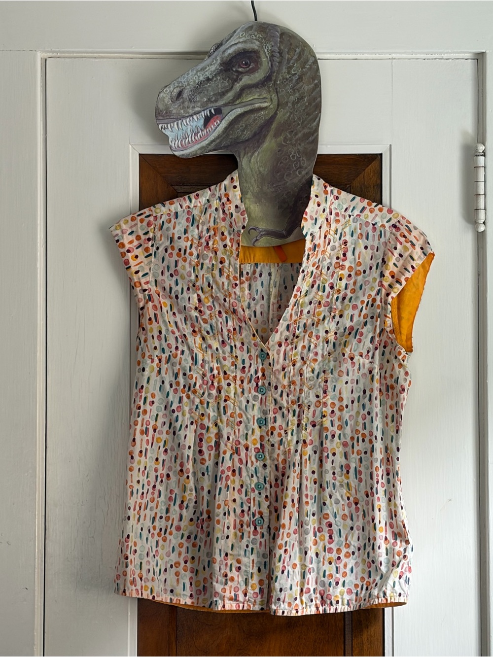 Taikonhu Cap Sleeve Blouse